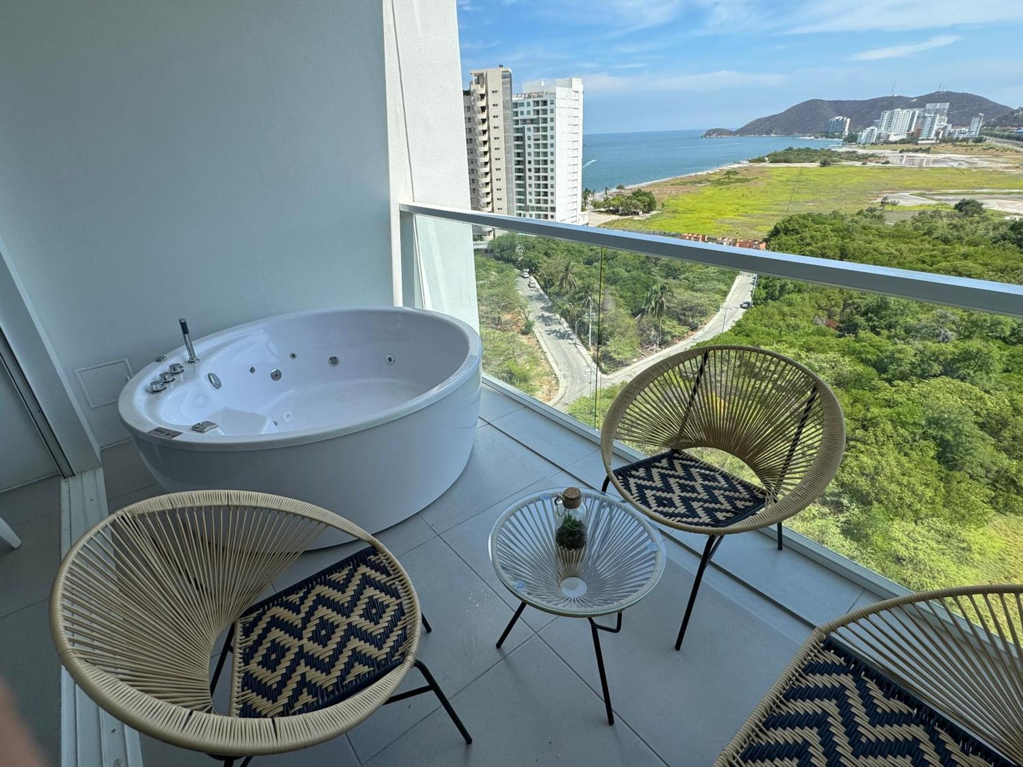 Apartahotel Lujosa Con Jacuzzi Piso 14 Vista Al Mar *